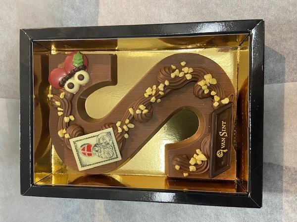 Chocolade letter groot